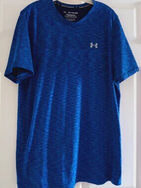 UnderArmour Men  XXL T-shirt Blue Crew Neck
